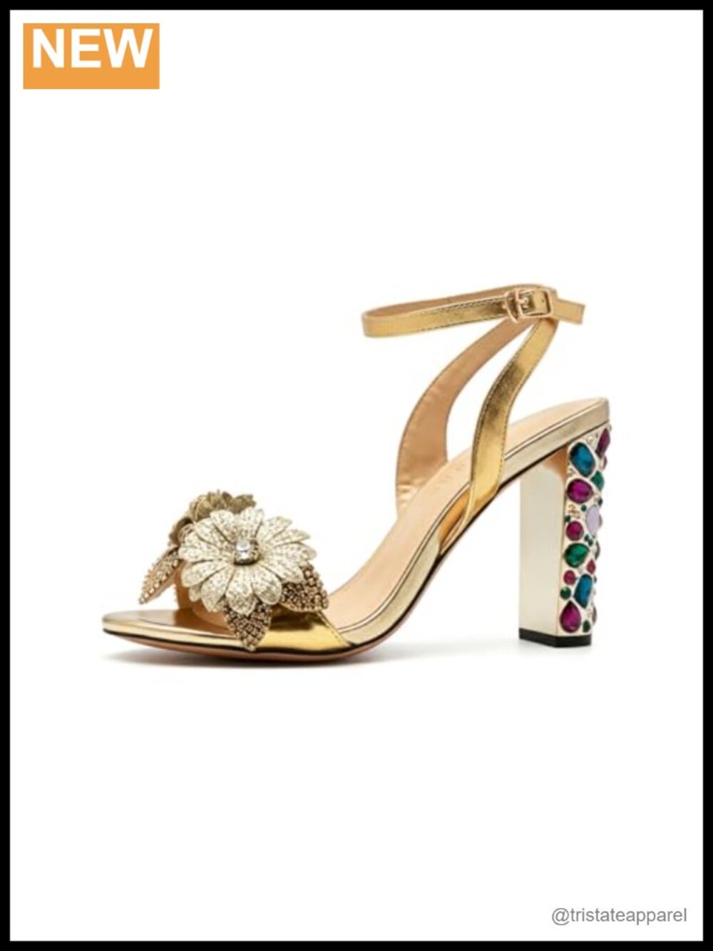 Rhinestone Heeled Sandals Lace Up Ankle Strap Formal Dress Shoes